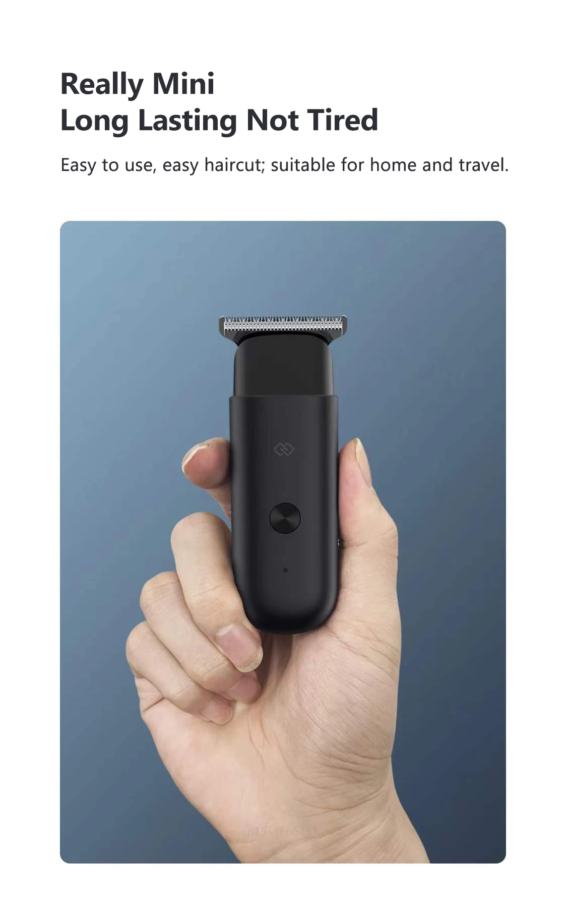 Xiaomi Hunaxing Multifunctional Mini Hair Trimmer IPX7 description image 4