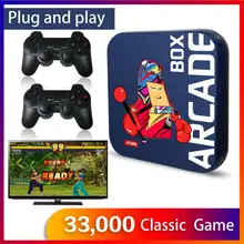

ARCADE Box Game Console for PS1/NDS/N64/Dreamcast/Naomi 64GB Classic Retro 33000+ Games Super Console 4K HD Display TV Monitor