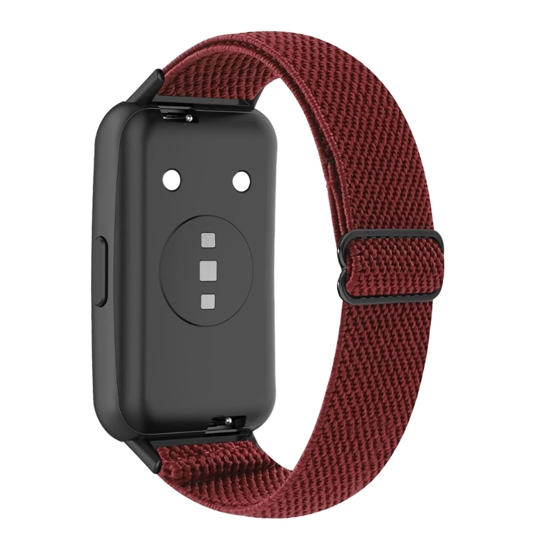 For Band 7 Loop-Adjustable Bracelet-Elastic Nylon-Smart Watch Band Replace Strap 