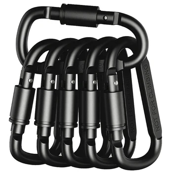 Aluminum Carabiner Clip Set 1