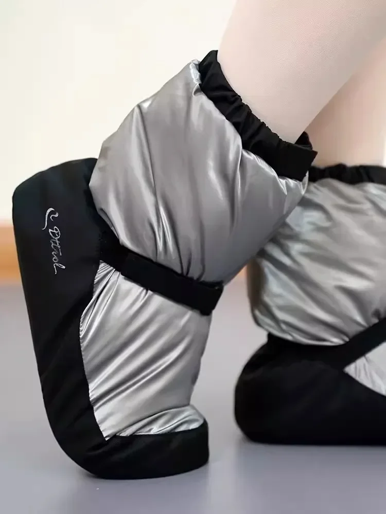 Winter warming up Ballet National Dancing Shoes Adults Modern Warm Dance Shoe Cotton Warm-up Exercises Warmer Ballerina Boots 6