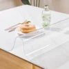 Clear Vinyl Tablecloth Cover, Plastic Table Cover Rectangular, Crystal Clear Plastic Table Cover Protector for Dining Table 1