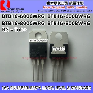 10Pcs BTB16-600CW BTB16-600CWRG BTB16-600BW BTB16-600BWRG BTB16-800CW BTB16-800CWRG BTB16-800BW BTB16-800BWRG BTB16 TO-220 New