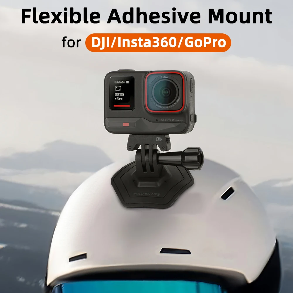 Action Camera Flexible Adhesive Mount for GoPro 13 12 11 DJI Osmo Pocket 3 Action 5 Pro Insta360 X4 AcePro 2 Mount Accessories