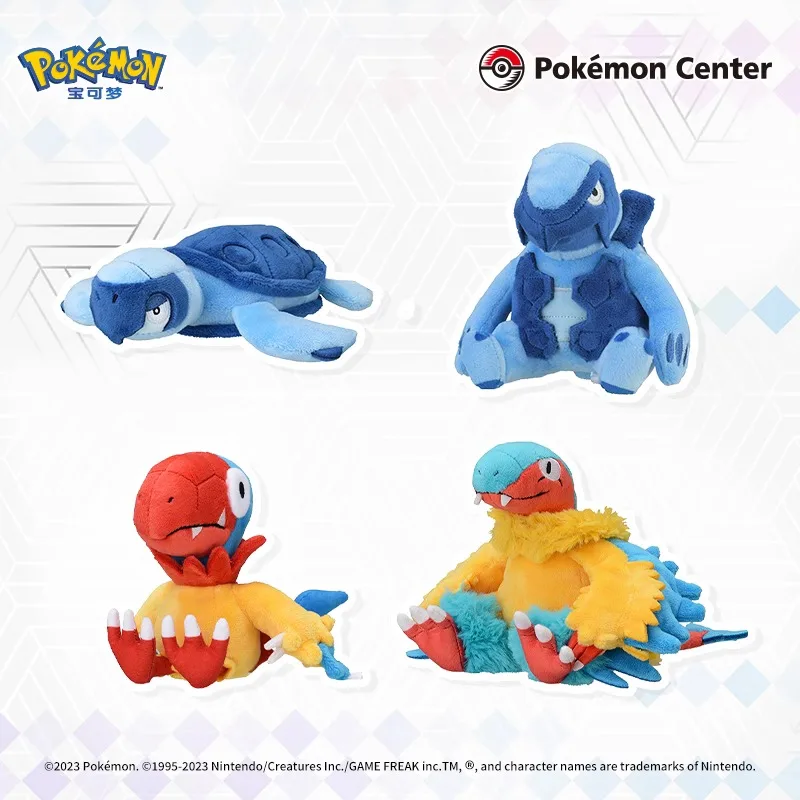 Stock Original Pok&eacute;mon Cinccino Trubbish Archen Tirtouga Sigilyph Scraggy Zorua Cofagrigus Garbodor Game Anime Figure Plush Toys
