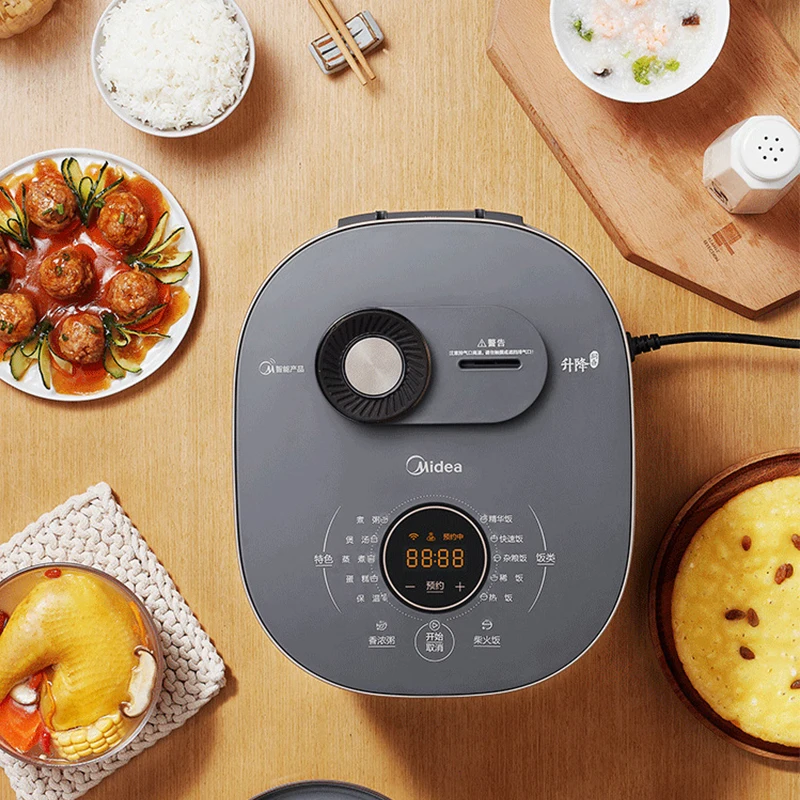 Midea 4L IH Rice Cooker Mobile Phone Smart Control MultiFunction Electric Rice Cooker Home Non-Stick APP Touch Appliances