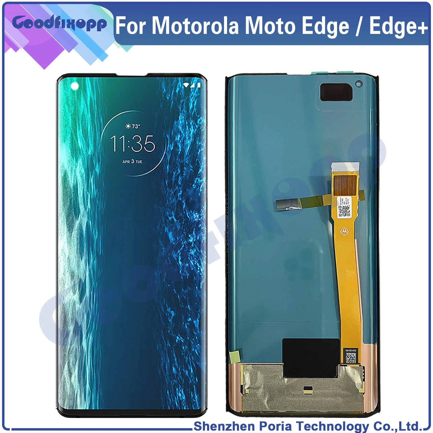 

Original For Motorola Edge Plus Edge+ XT2061-3 LCD Display Touch Screen Digitizer Assembly For Moto Edge XT2063-3 Screen