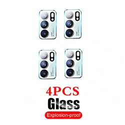 Premium Full Cover Tempered Glass Screen and Camera Protector - Reno 4 lite (4PCS Lens)