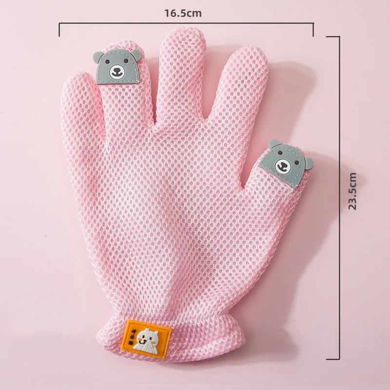 Pet Hair Removal Bathing Cat Grooming Gloves Silicone Hair Remover Dog Bathing Massage Comb Pet Supplies