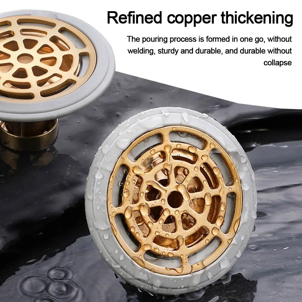 Useful Colander Sewer Shower Drainer Stopper Seal One Way Valve Drain Cover Floor Drain Core Anti odor