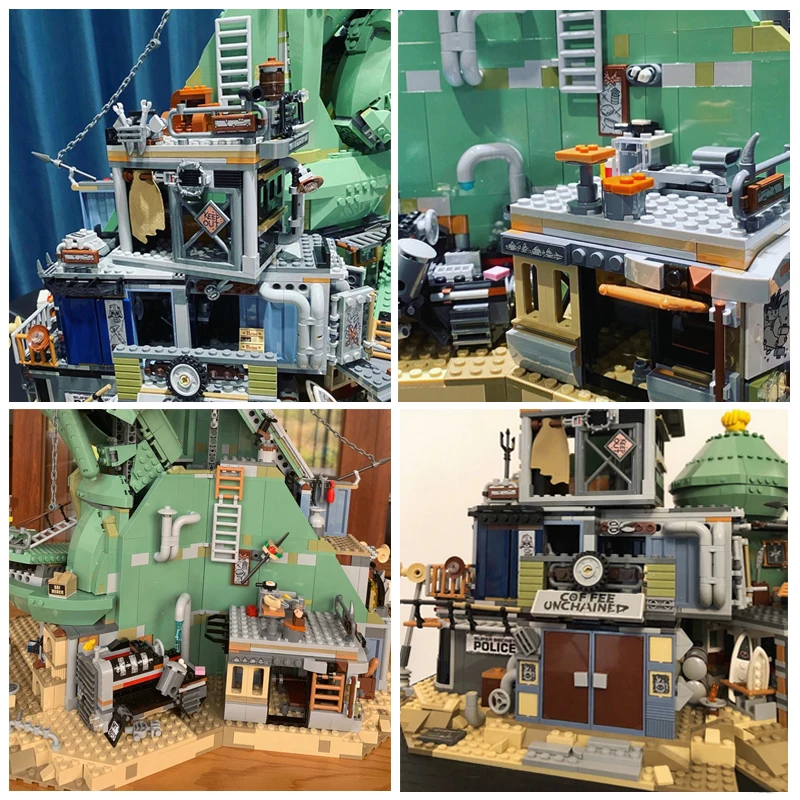 3178PCS Doomsday Castle Goddess 70840 모델 빌딩 블록과 호환 어린이 장난감 선물 Apocalypsburg에 오신 것을 환영합니다