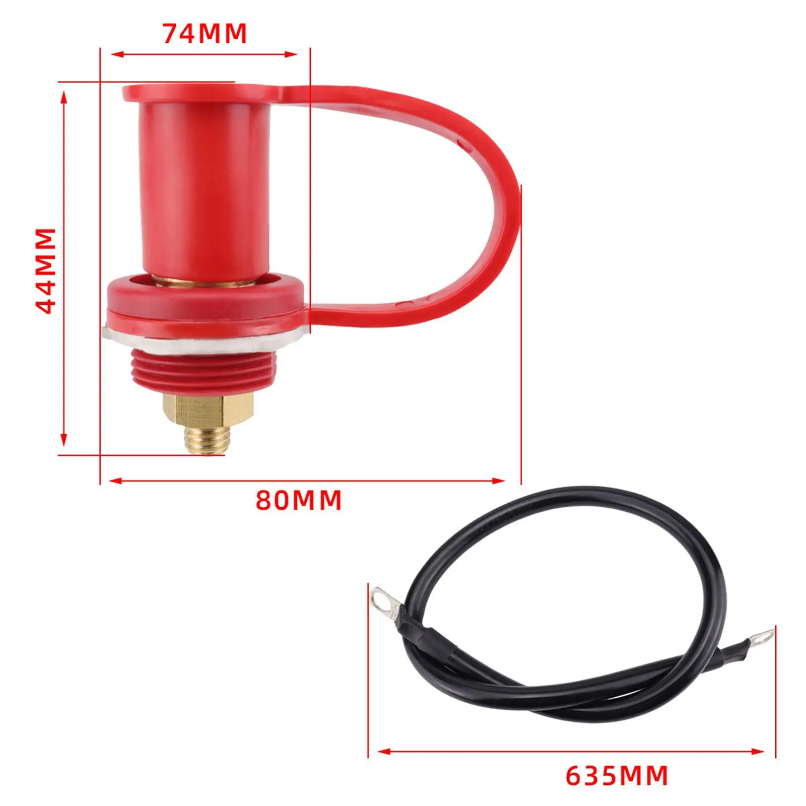 

Клеммные разъемы для аккумуляторной батареи thru Panel 3/8 "Stud для автомобилей, яхт, грузовиков