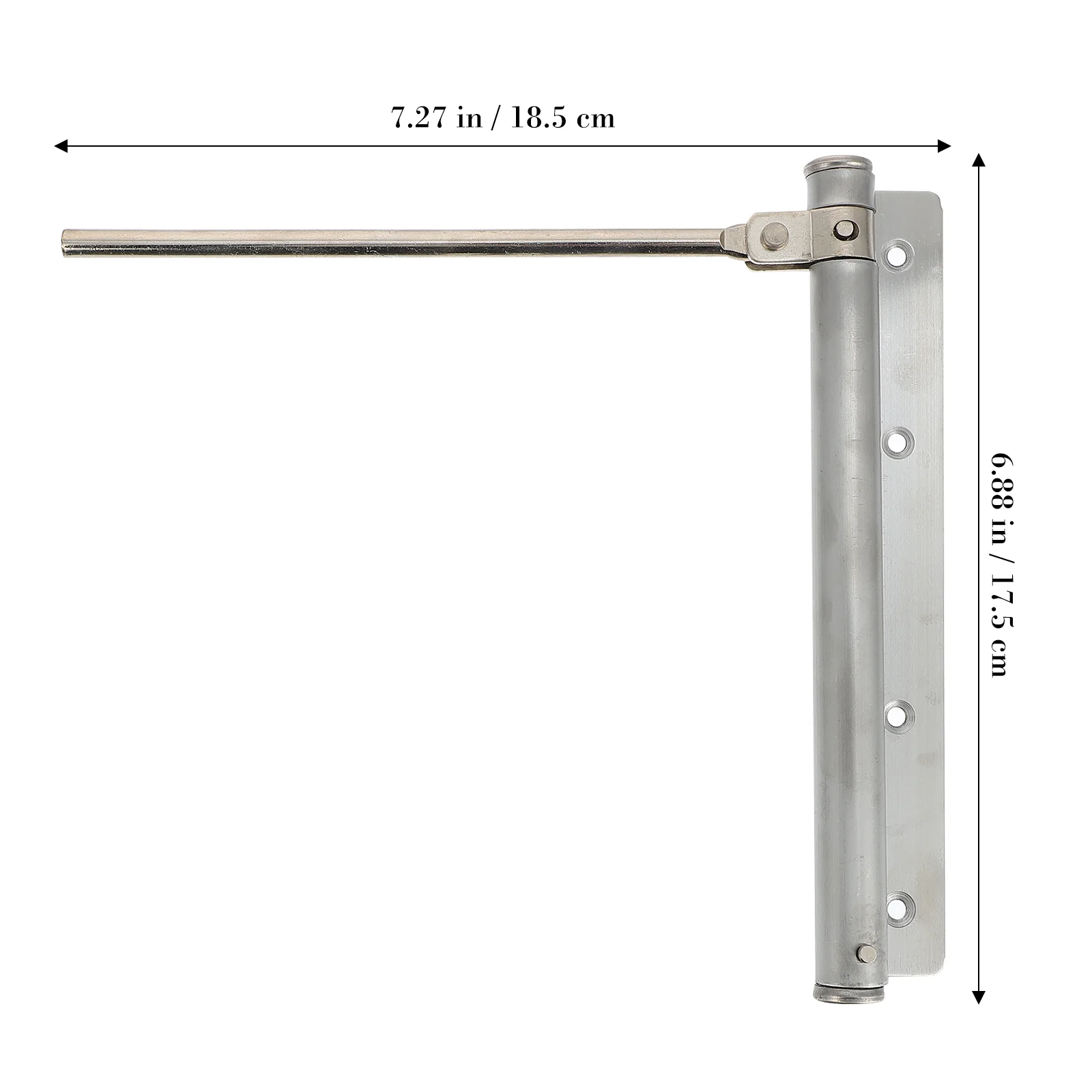 Spring Adjustable Stainless Steel Door Closer Reliable Closing Controller Automatic Safety Stopper Hotel Gate Door