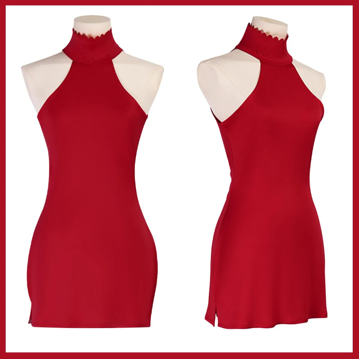 One Piece: Nami | Red Dress Cosplay Costume 27 One Piece Nami Beach Swimsuit Cosplay Costume