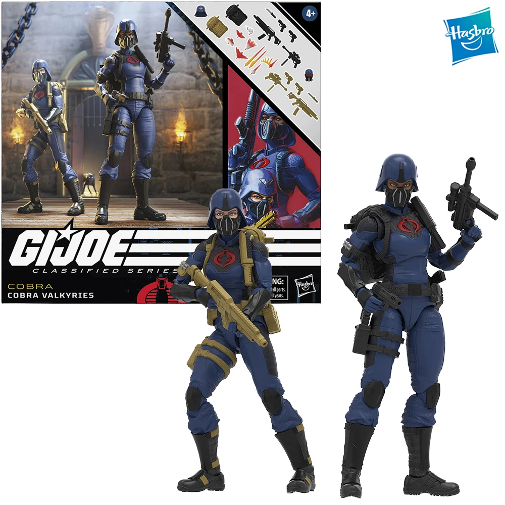 

[In-Stock] Hasbro G.I. Joe Classified Series No.68 Cobra Valkyries 6-Inch Collectible Action Anime Figure Model Toys (F6679)