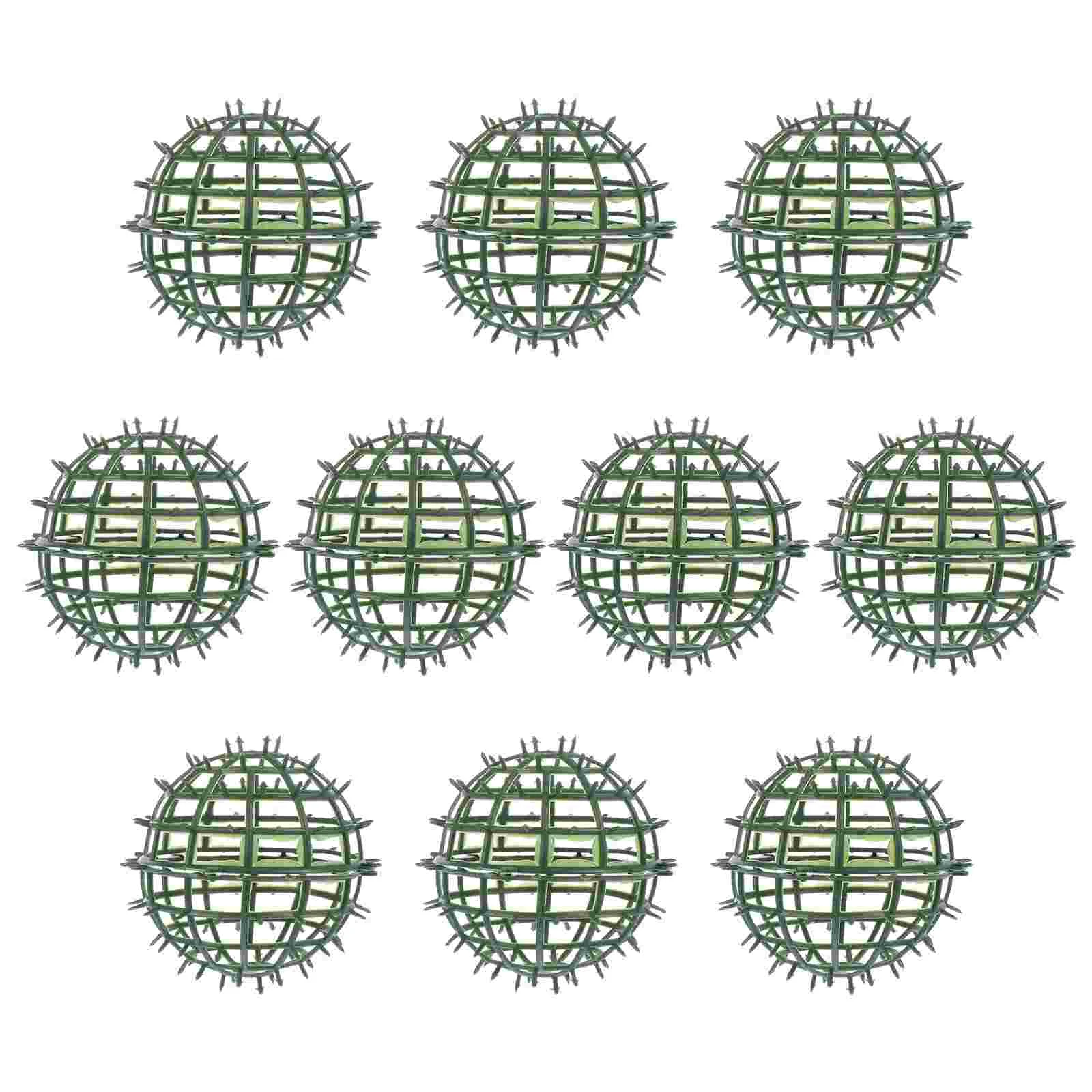 

10/15/20/25/30cm Plastic Flower Ball Racks DIY Floral Mud Cable Ties Frame Flower Arrangement Shelf Wedding Party Props