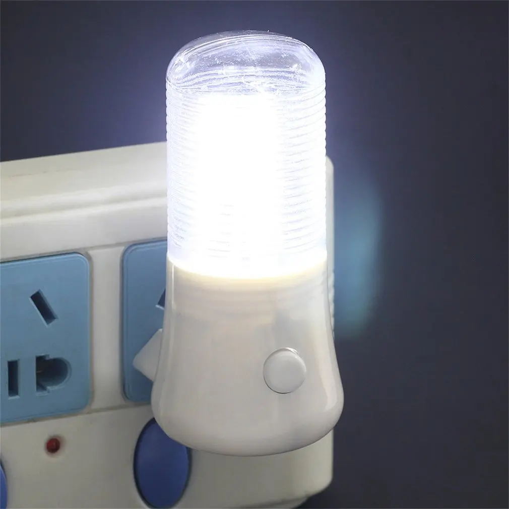 

LED Night Light Wall Plug-in Bright Light White Saving Energy AC Powered 220V 50Hz With Energy Saving Design US 220V