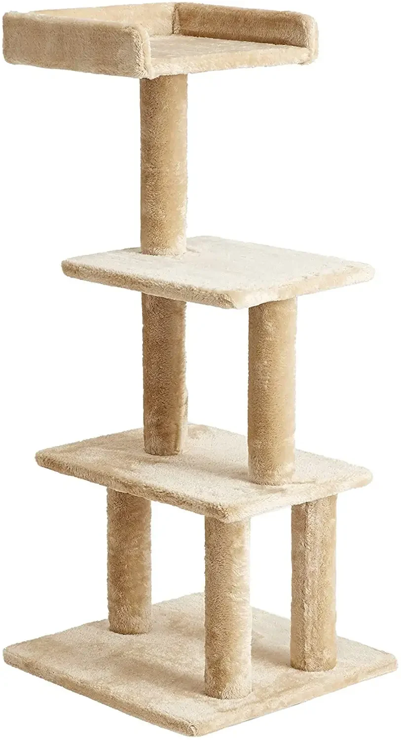 

Two by Sycamore 44.1-inch Cat Tree, Tower, Scratch Pad & Playground