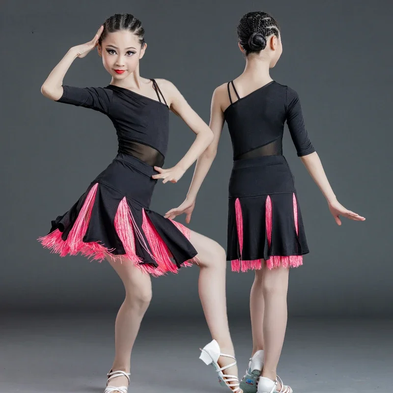 

Женское танцевальное платье с бахромой, откровенное современное платье для латиноамериканских танцев, танцевальных соревнований, танцевальных тренировок