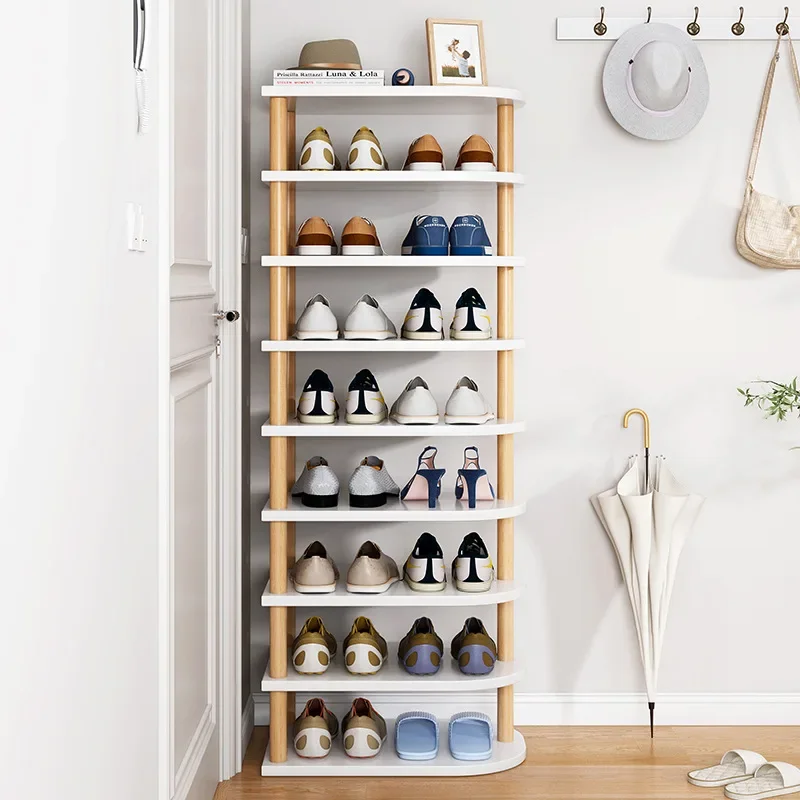 

Shoe Rack Household Simple Multi-Layer Storage Fantastic Space-Saving Rental Room Layered Partition Doorway Shoe Cabinet