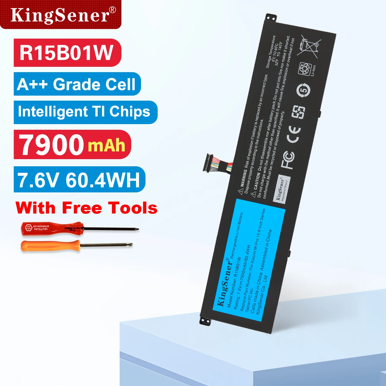 KingSener-R15B01W-New-Laptop-Battery-For-Xiaomi-Pro-15-6-GTX-TM1701 ...
