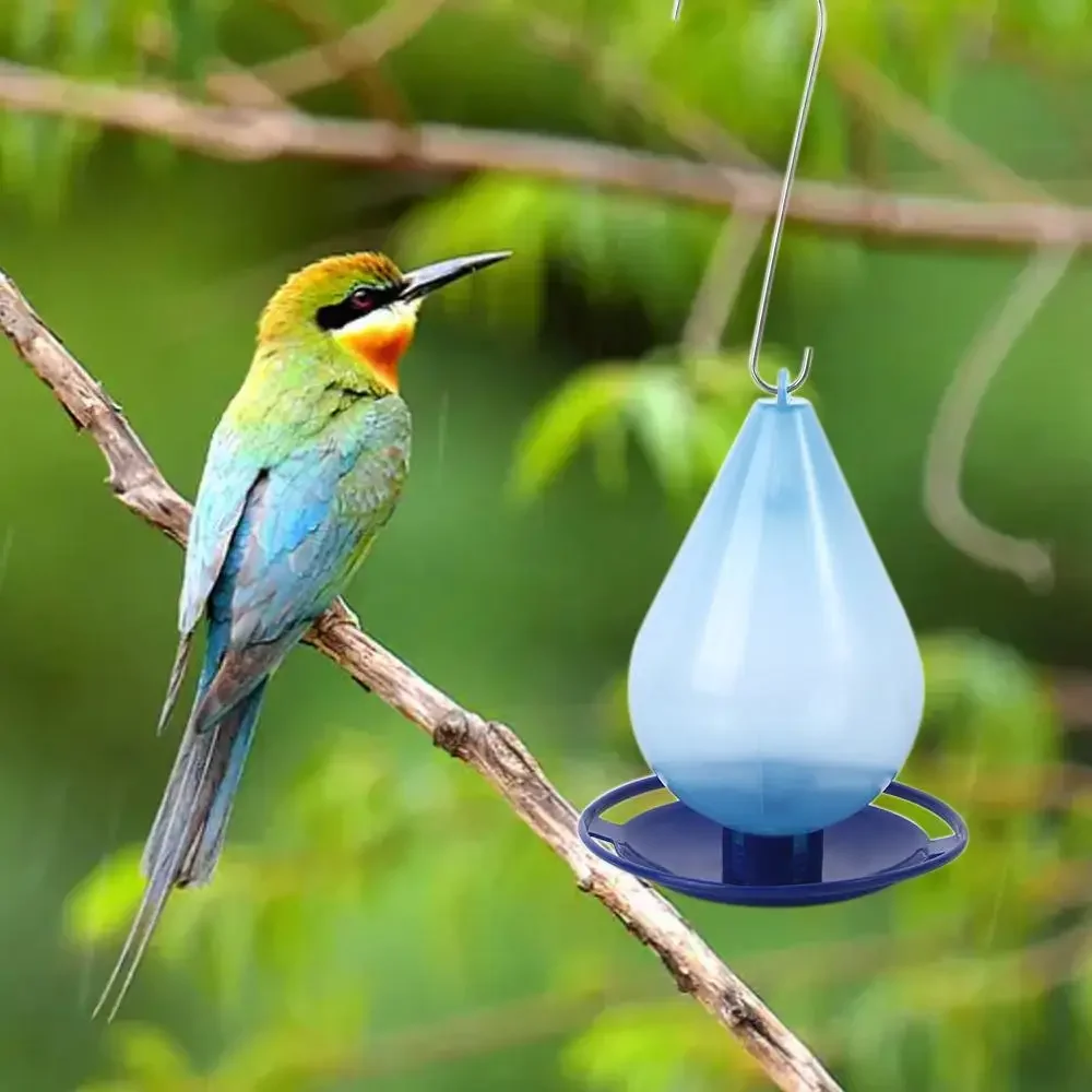 Bird Flower Shaped Hanging Bird Feeder Birdbath Garden Outdoor Decor Yard Farm Supplies Hummingbird Feeder Supplies bird feeder