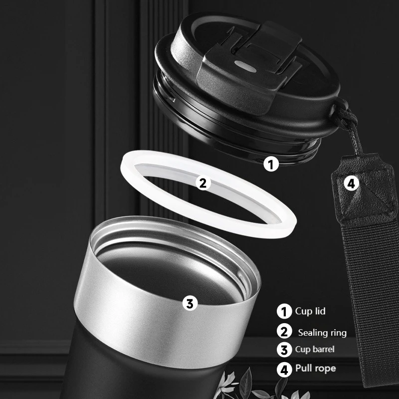 Stainless Steel Double Layer Vacuum Insulated Coffee Cup