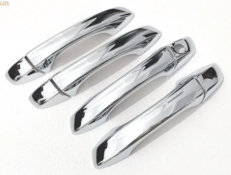 

Хромированные наклейки на дверную ручку для Skoda Fabia 2015-2017