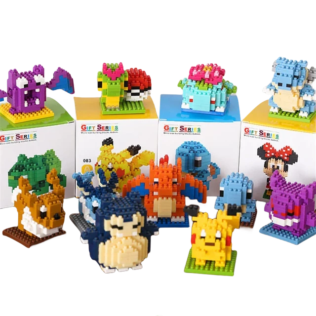 Pokemon Building Blocks Building  Pokemon Constructions Blocks - New  Building Blocks - Aliexpress