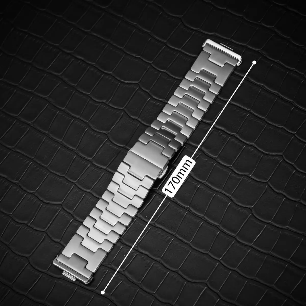Luxury Titanium Strap with Metal Folding Clasp