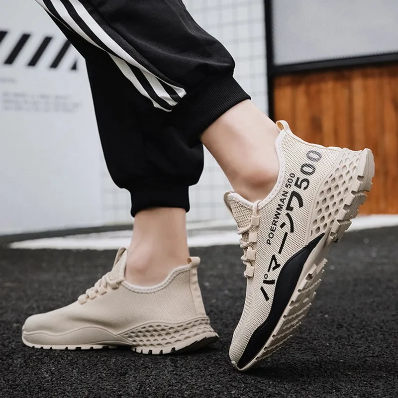 Hot Sale Light Running Shoes Comfortable Casual Men's Sneaker Breathable Non-slip Wear-resistant Outdoor Walking Men Sport Shoes