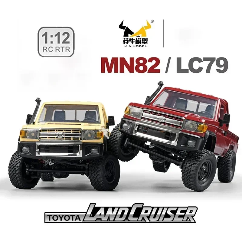 

New Mangniu Mn82 Remote-controlled Toy Car 1:12 Model Car Rc Climbing Off-road Vehicle Lc79 Pickup Truck Children's Toy Gift Ovo