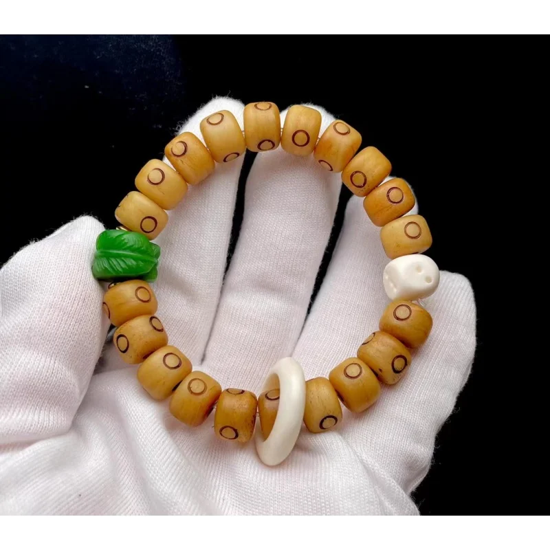 

Yak Bone Flexible Ring Tibetan Old Materials Bracelet