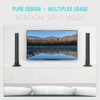 Home Theater 3D Stereo Surround Wireless Speaker Multi-Function Subwoofer Soundbar Support Foldable Split For TV/PC 4