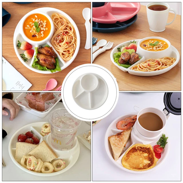 Plate Dish Bariatric Portion Meal Foods Diet Planning Weight Plates Divided  Nutrition Loss Lose Serving Snacks Compartment - AliExpress