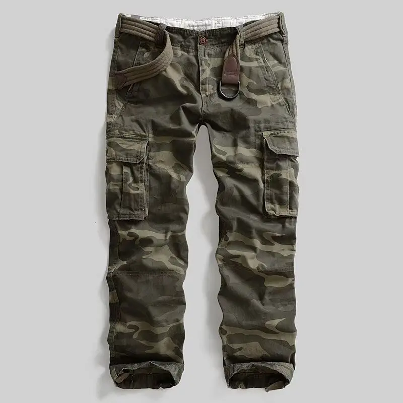Pantalon camouflage droit délavé - Discrétion optimale pour pêche approche et observation