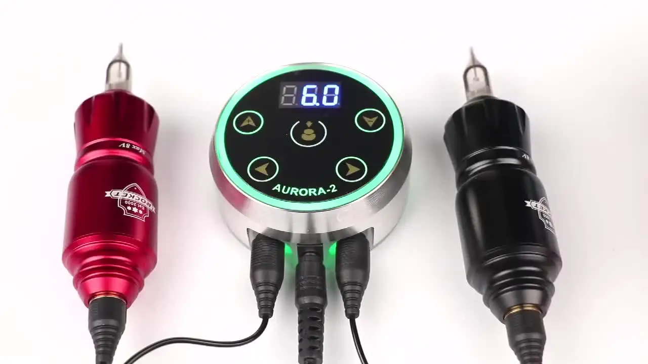 Aurora 2 タトゥー電源アップグレードデジタル LCD 電源、コイル