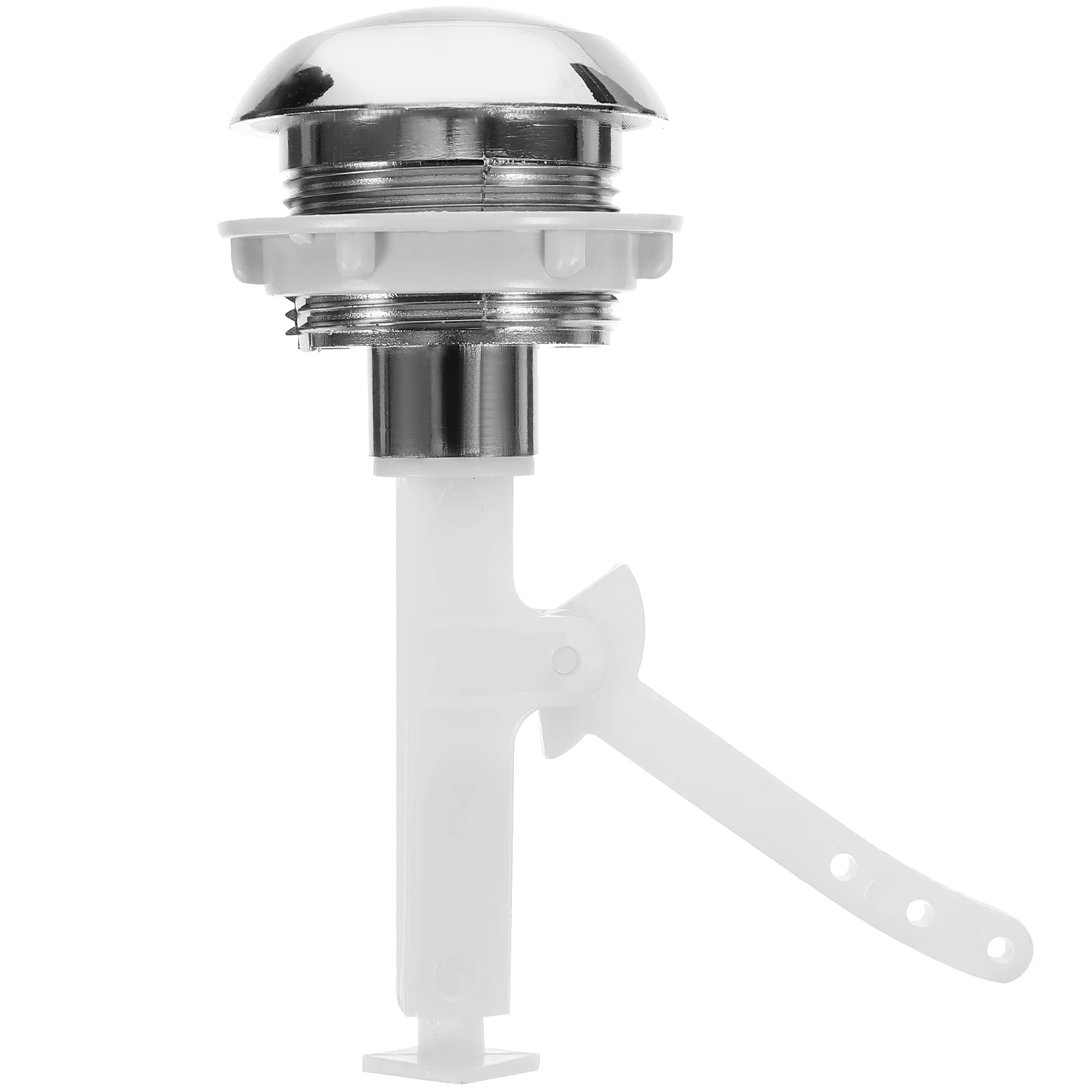 

Cabilock Toilet Button Water Valve Tank Flushing Universal Flush Replacement Single Cistern Push Round Abs