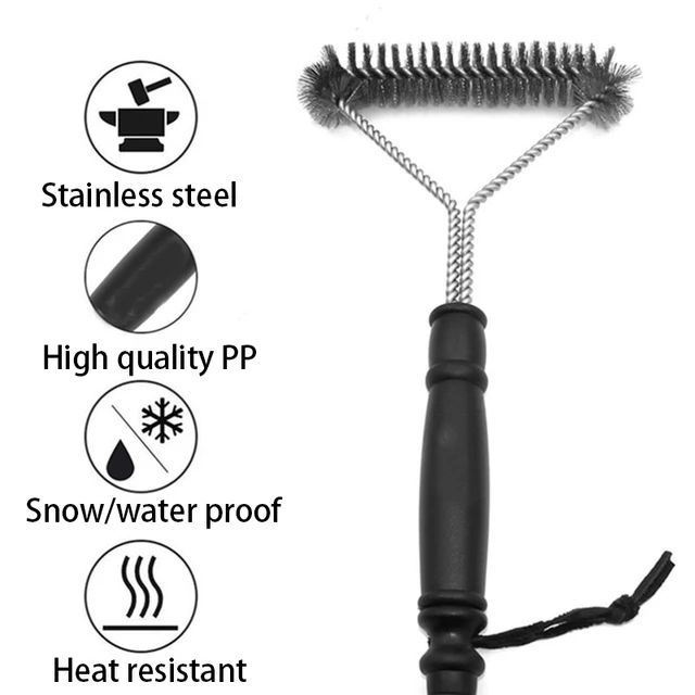 Grilltisztító Kefe Grill Szerszám Rozsdamentes Acélkefék Tiszta És Bbq Tartozékokban A Legjobb Tisztítóbb Grillező - Image 5