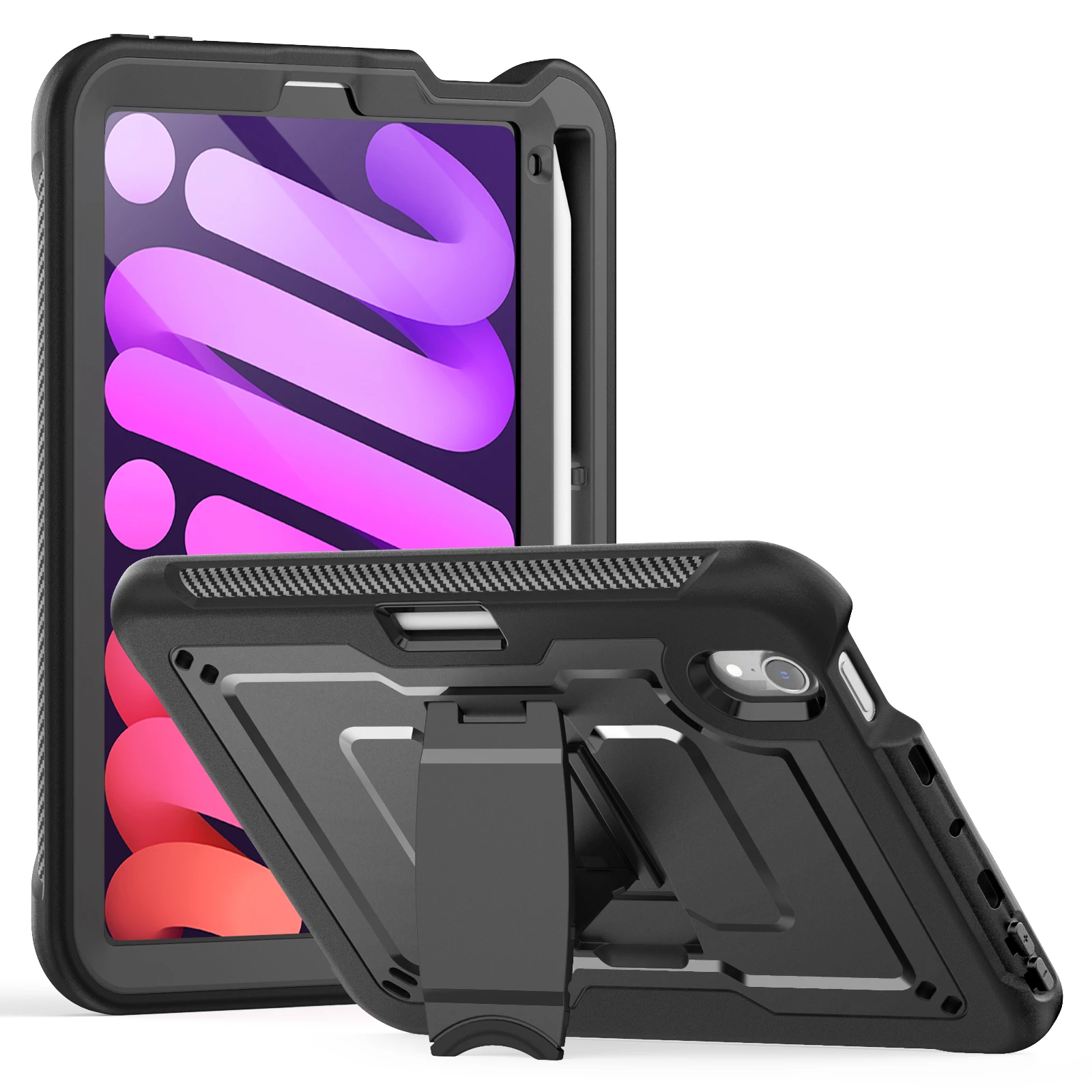 Shockproof Tablet Stand Cover with Shoulder Strap