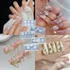 5PC * 3D Nail mold Transparent Silicone Carving Mold DIY UV gel Nail Silicone Mold Nail Enhancement Decoration Tool (4 * 2cm) 4