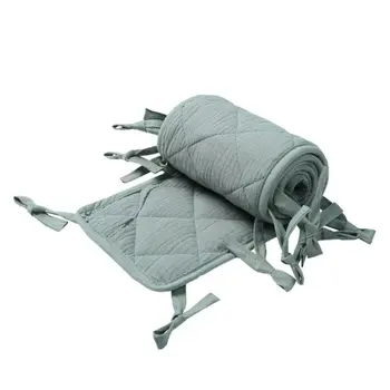 Striscia anticollisione Protezione di sicurezza Bambino Neonati Biancheria da letto Decor Culla attorno al cuscino Paraurti per culla Paracolpi per lettino