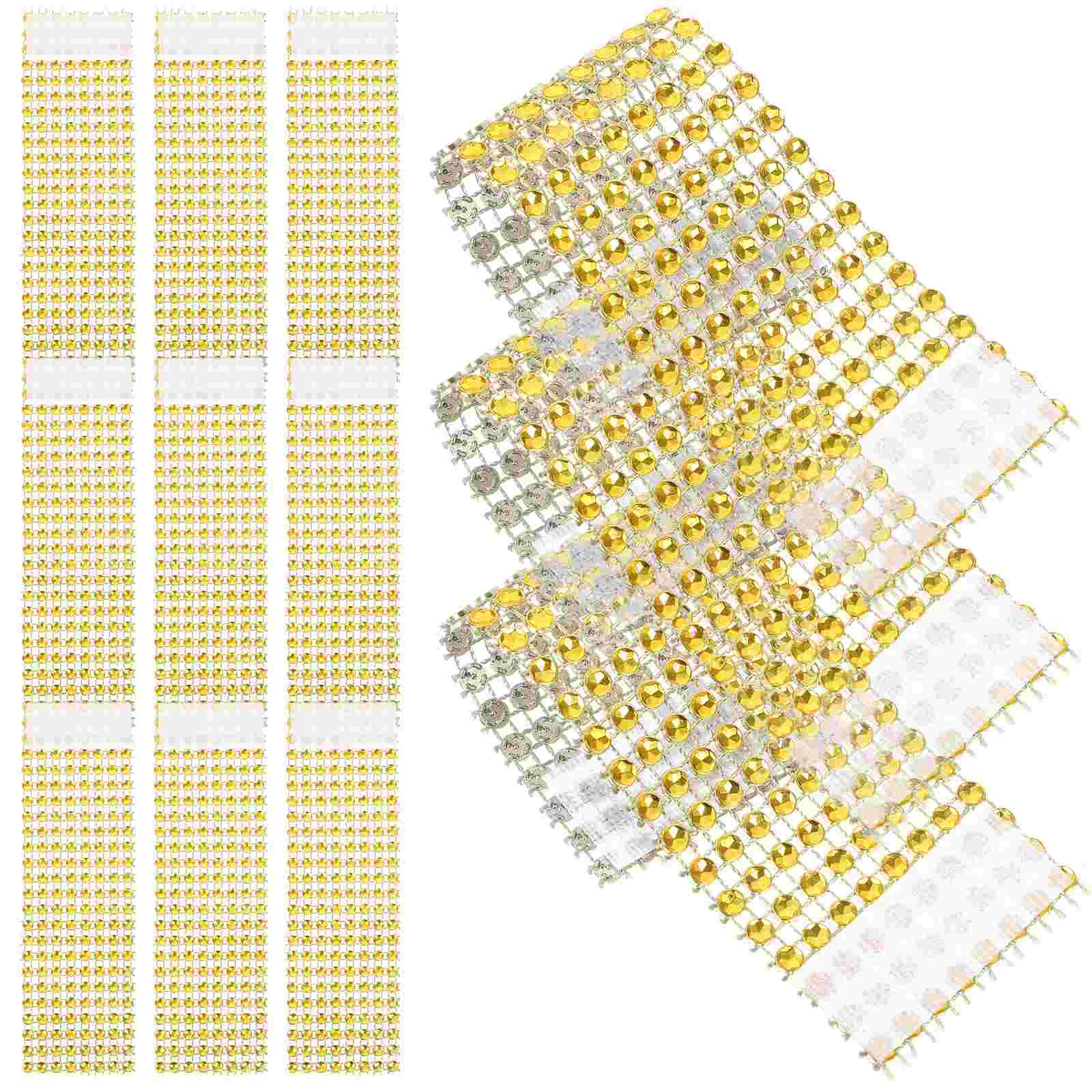 

24 Pcs Mesh Drill Diamond Napkin Ring Dinner Party Napkins Serviette Holder Cloth Rings Holders