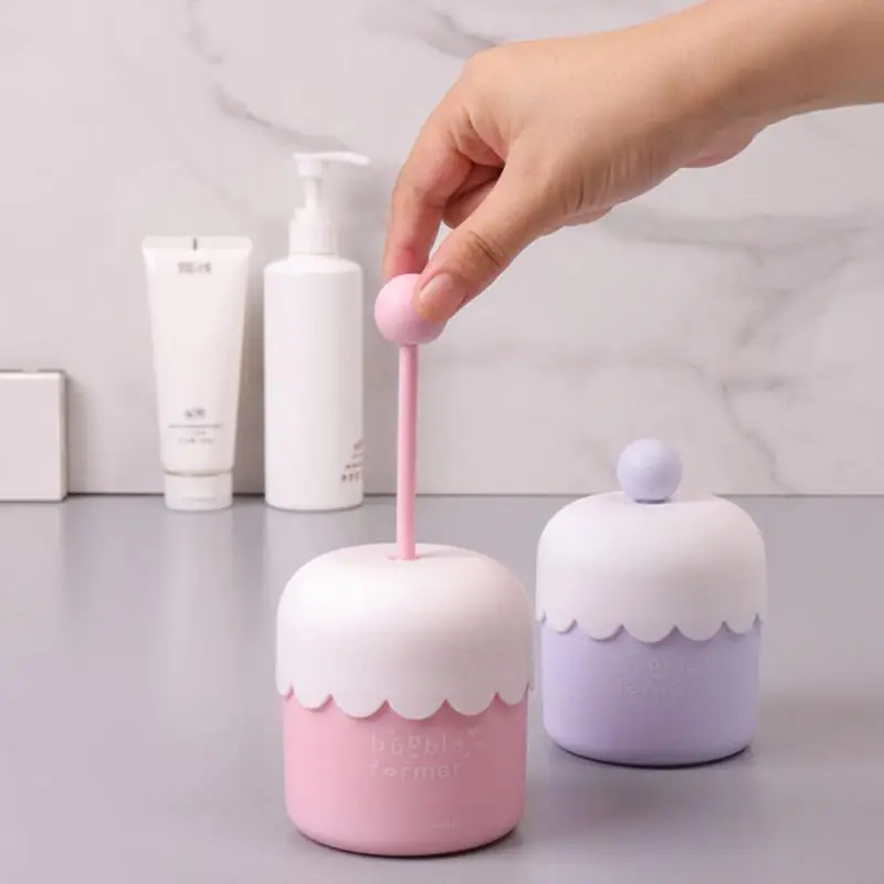 Portable Foaming Clean Tool Simple Face Cleanser Shower Bath Bubble Foamer Device Shampoo Foam Maker Reusable Cleansing Cream 4