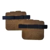 1 Pair Cowhide Weightlifting Gloves Four-finger Palm Protection Anti-slip Wear-resistant Fitness Sports Training Palm Guard 5