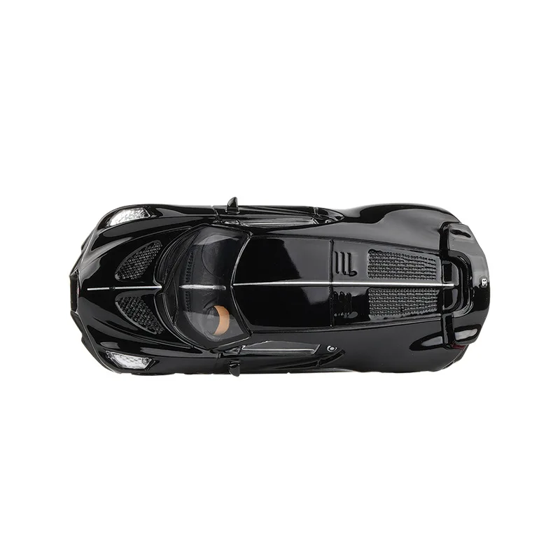 1:64 Bugatti La Voiture Noire Toy Car 1/64 JKM Vehicle Miniature Model Free Wheels Diecast Zinc Alloy Metal Collection Gift 3