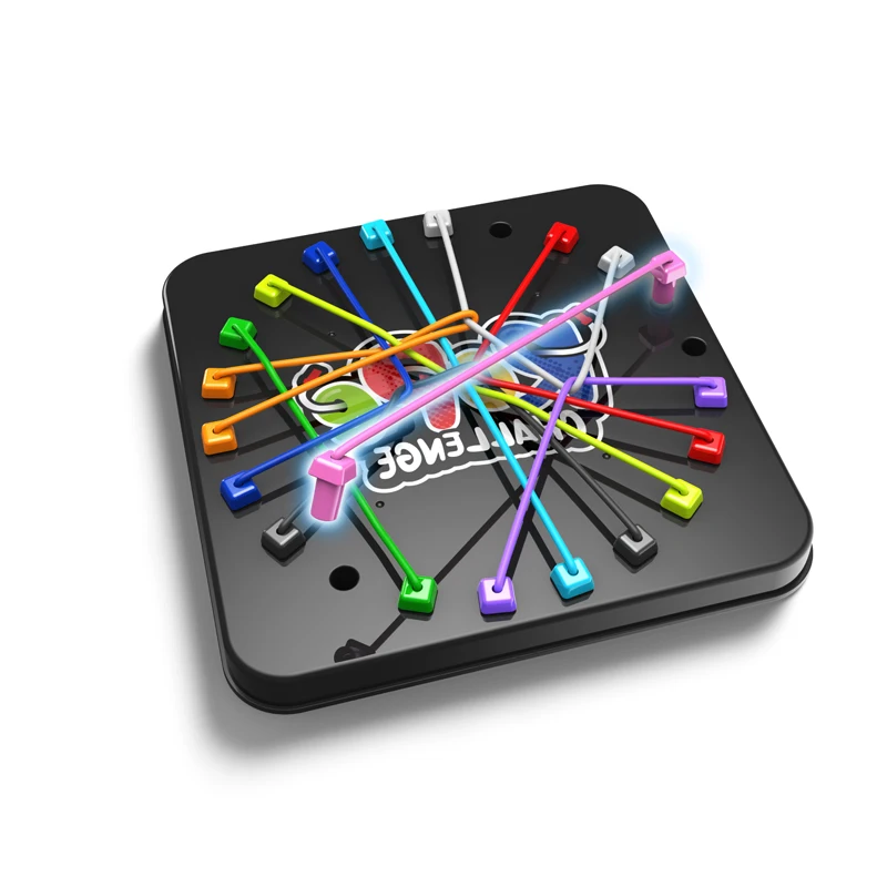 【New release】 Kids Logical Thinking Puzzle Board Games Toys Solving Rope Challenge for Educational