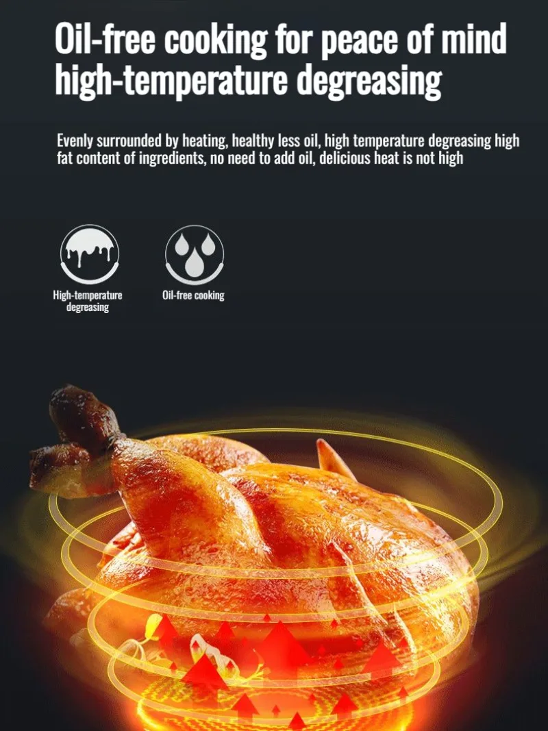 Air Fryer Home Smart Large Capacity Multifunctional Electric