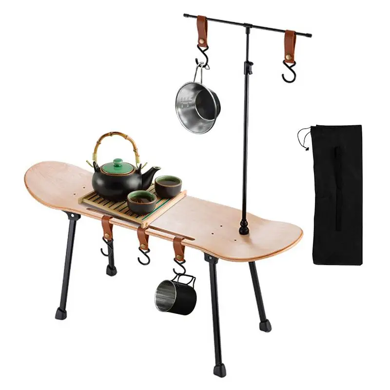 

Складной стол для скейтборда, уличный столик для пикника, стол для скейтборда, для кемпинга и пикника, декоративный уникальный для кемпинга и рыбалки