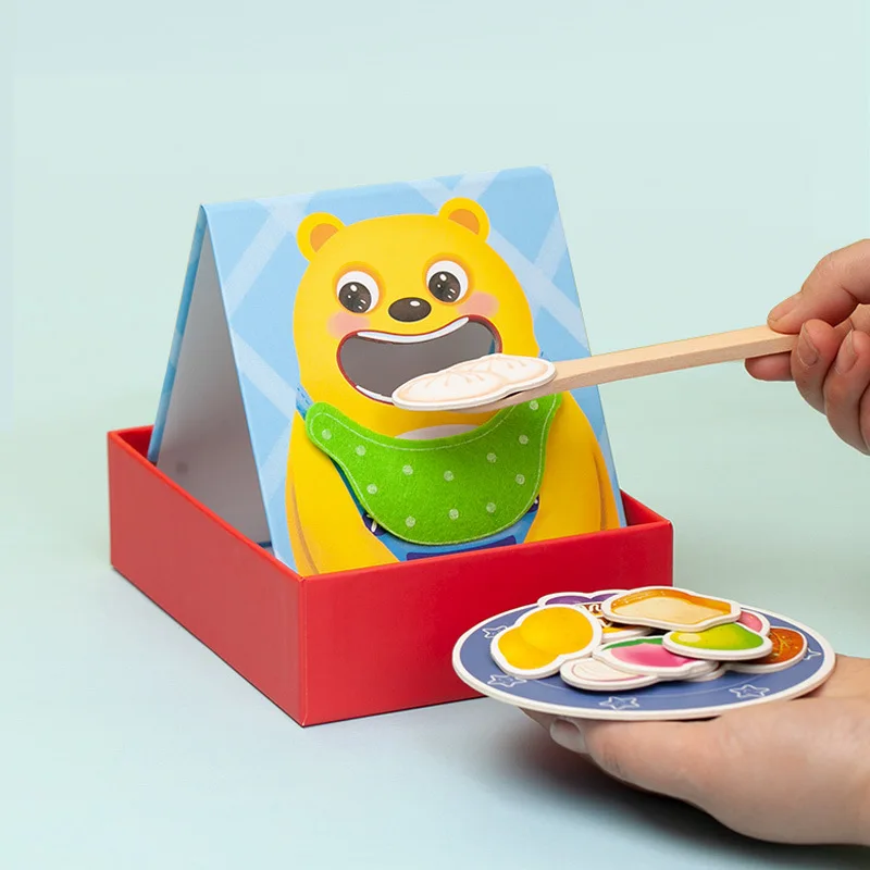 

Игра Монтессори для родителей и детей, имитация дома, игра для кормления, раннее развитие детей, развивающие игрушки с мелким мотором